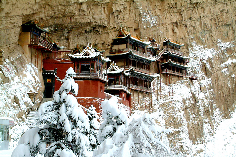 懸空(kōng)寺冬季